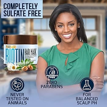 Amazon.com: Biotin Hair Mask - Deep Conditioner with